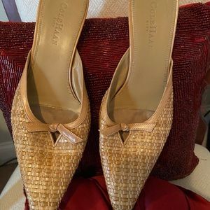 Braided and woven Cole Haan mules